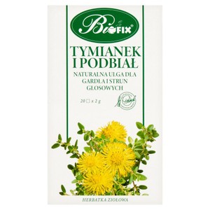 Herbatka ziołowa Tymianek i podbiał   BiFix 20 torebek