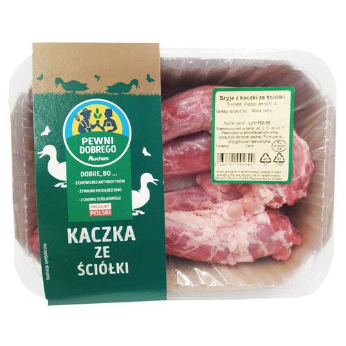 Szyje z kaczki ze ściółki świeże Pewni Dobrego na wagę ok. 500 g