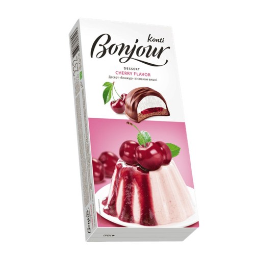 Praliny Bonjour Dessert o smaku wiśni    Konti 232 g