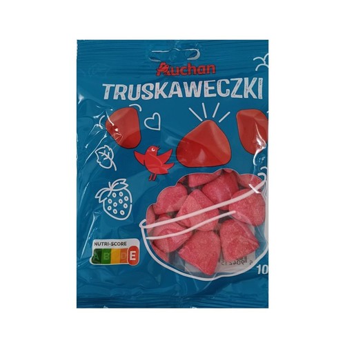 Żelki truskaweczki Auchan 100 g