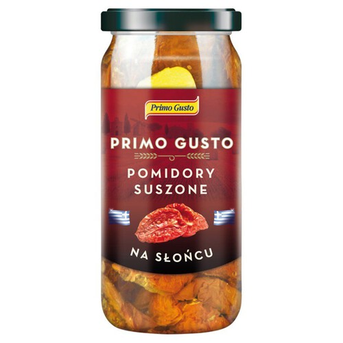 Pomidory suszone na słońcu w oleju słonecznikowym. Primo Gusto 340 g