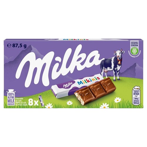 Batoniki z mlecznej czekolady Milkinis Milka 87,5 g