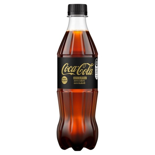 Napój gazowany Zero o smaku cola  Coca-Cola 500 ml