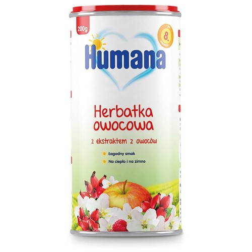 Herbatka owocowa po 8 miesiącu Humana 200 g