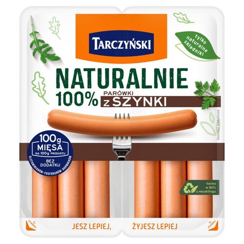 Parówki z szynki Naturalnie 100% Tarczyński 100 g