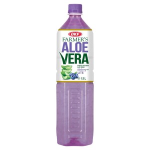 Napój niegazowany z aloesem o smaku jagodowym Aloe Vera Farmers Blueberry OKF 1,5 l