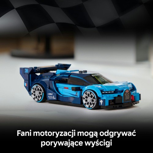 Speed Champions Hipersamochód sportowy Bugatti Vision Gran Turismo 77253 LEGO 1 sztuka