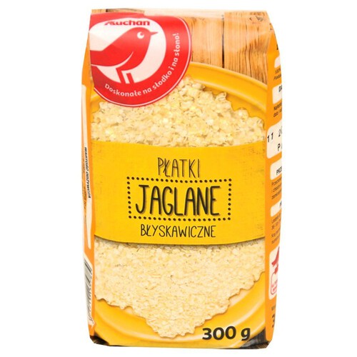 Płatki jaglane błyskawiczne Auchan 300 g