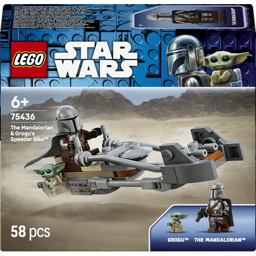 Star Wars Śmigacz Mandalorianina i Grogu 75436 LEGO 1 sztuka