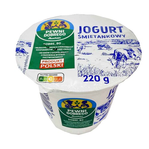 Jogurt śmietankowy Pewni Dobrego 220 g