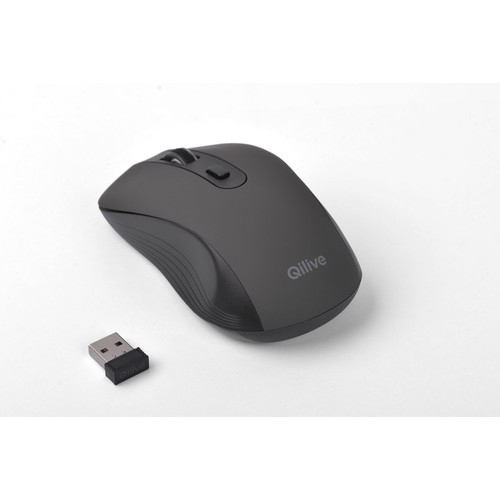 Mysz bezprzewodowa cicha czarna Qilive 1 sztuka