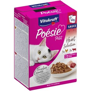 Karma mokra dla kotów z wołowiną i drobiem VitaKraft 6 x 50 g