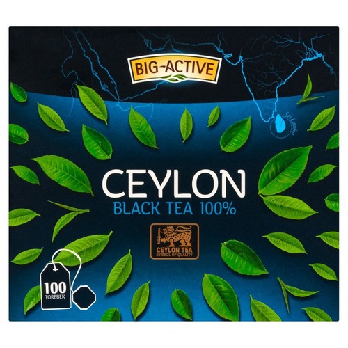Herbata czarna Ceylon  Big Active 100 torebek