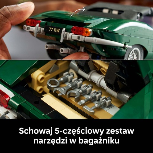 Icons Jaguar E-Type 11381, model samochodu sportowego LEGO 1 sztuka
