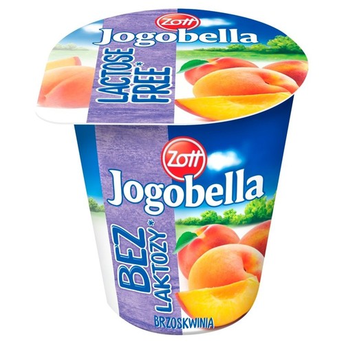 Jogobella Jogurt owocowy truskawkowy bez laktozy  Zott 150 g