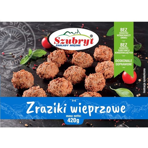 Zraziki wieprzowe Szubryt 420 g