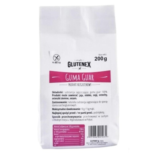 Guma Guar bez glutenu Glutenex 200 g