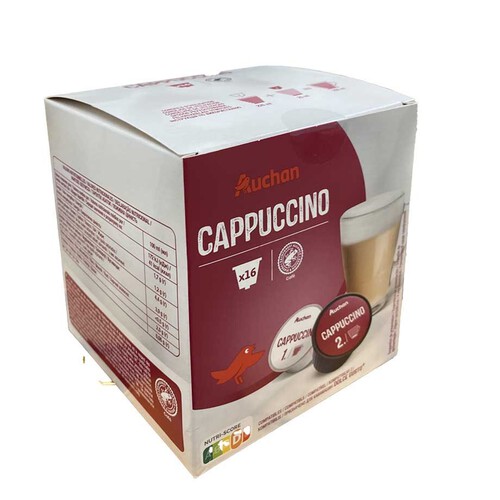 Kasułki o smaku capuccino  Auchan 16 kapsułek