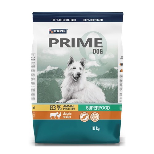 Karma sucha bezzbożowa dla psów z drobiem i wołowiną   Pupil 10 kg