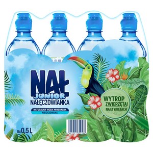 Woda mineralna niegazowana junior Nałęczowianka 8 x 500 ml