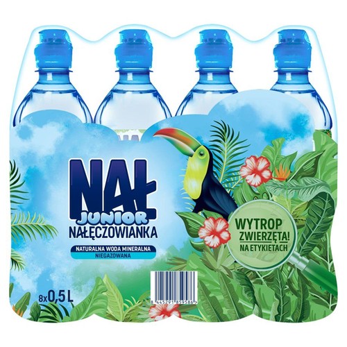 Woda mineralna niegazowana junior Nałęczowianka 8 x 500 ml