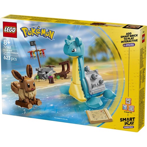 Pokémon SMART Play: Eevee i Lapras - poszukiwanie skarbów 72162 LEGO 1 sztuka