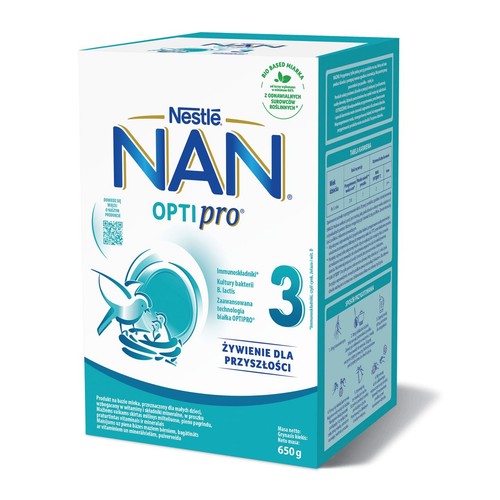 Mleko modyfikowane junior dla dzieci po 1 roku NAN OPTIPRO 650 g