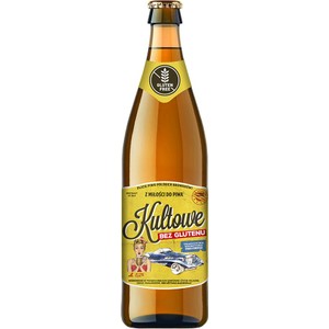 Piwo jasne Kultowe bezglutenowe alk. 5,2% obj. Browar Staropolski 500 ml