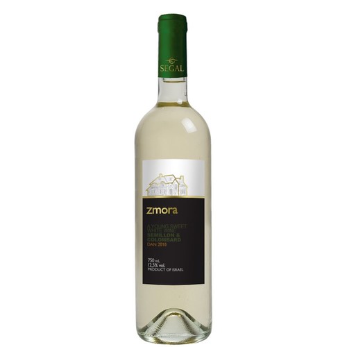 Wino izraelskie białe słodkie alk.12.5% obj.  Zmora 750 ml