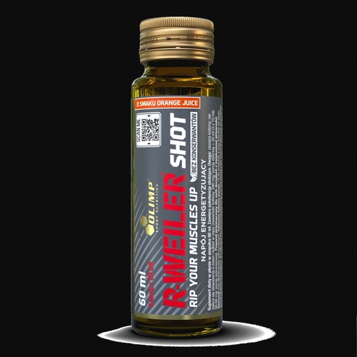 R-Weiler Shot ampułka szklana pomarańcza   Olimp Sport 60 ml