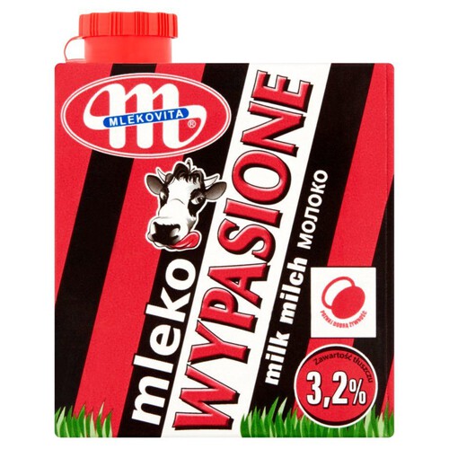 Mleko Wypasione UHT 3.2% Mlekovita 500 ml