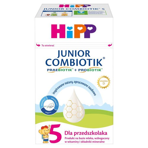 Mleko modyfikowane 5 junior combiotik HIPP 550 g