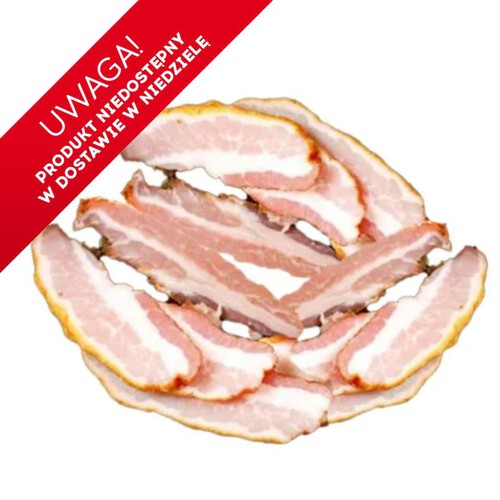 Boczek wędzony plastry Auchan na wagę ok. 100 g