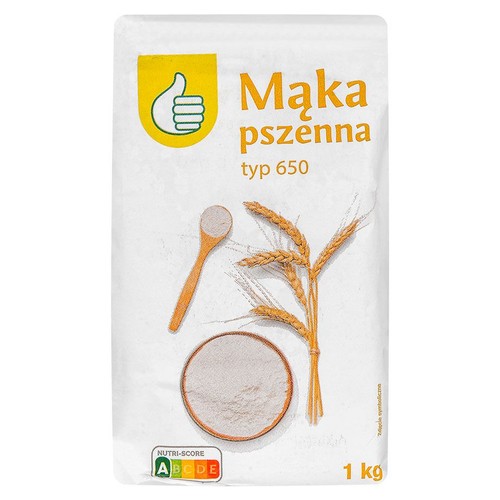 Mąka pszenna typ 650 uniwersalna Auchan 1 kg