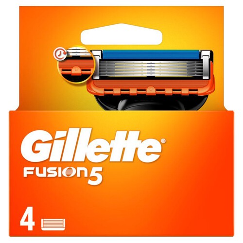 Fusion 5 wkłady do maszynki Gillette 4 sztuki