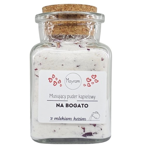 Musujący puder kąpielowy Na bogato Mayram 130 g