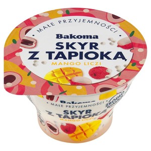 Jogurt skyr z tapioką mango i liczi Bakoma 150 g