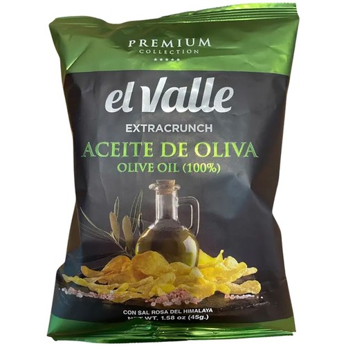 Chipsy z oliwą z oliwek i solą himalajską el Valle 45 g