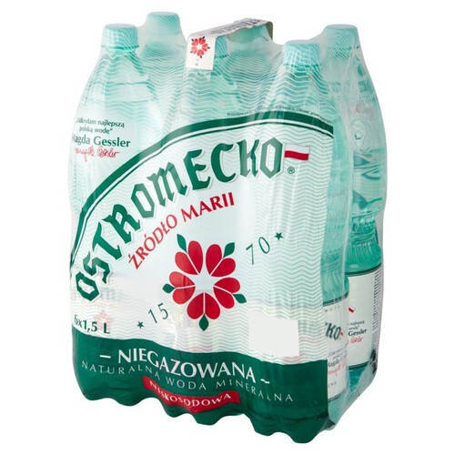 Naturalna woda mineralna niegazowana Ostromecko 6 x 1,5 l 