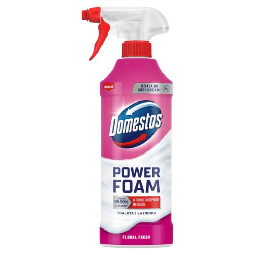 Power Foam floral fresh pianka do łazienki i toalety   Domestos 435 ml