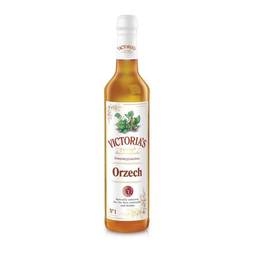 Syrop barmański o smaku orzech Victoria Cymes 490 ml