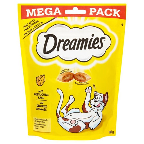 Przysmak dla kotów z serem Dreamies 180 g