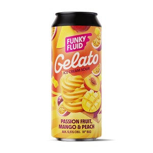 Piwo kwaśne z maliną, porzeczką, piankami marshmallow i wanilią alk. do 0,5% obj. Funky Fluid 500 ml