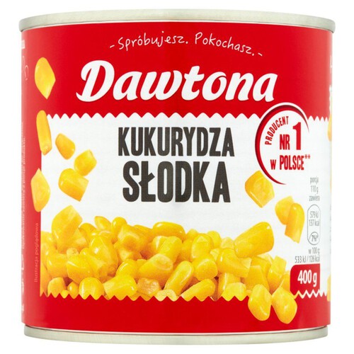 Kukurydza konserwowa słodka Dawtona 400 g