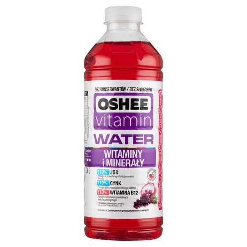 Witamin Water dragonfruit winogronowy Oshee 1,1 l