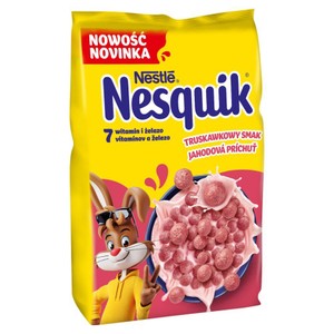 Płatki Nesquik truskawkowy smak Nestle 450 g