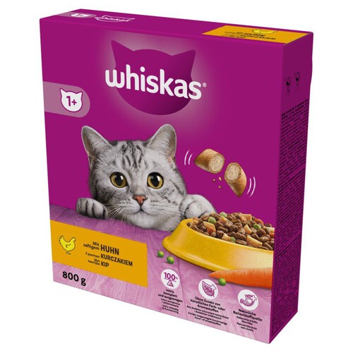 Karma sucha z kurczakiem dla kota Whiskas 800 g