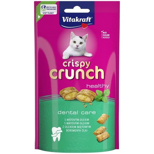 Przysmak dla kotów z olejkiem miętowym Crispy Crunch  Vitakraft 60 g