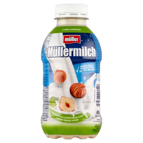 Mullermilch o smaku orzechowym Müller 400g
