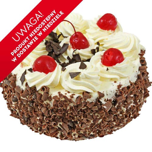 Tort czarny las Cukiernia Auchan na wagę ok.1 kg